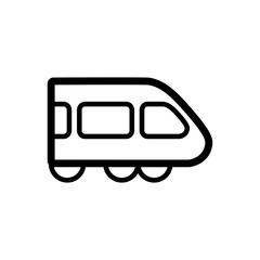 Train icon trendy