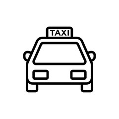 Taxi car icon