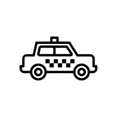 Taxi car icon