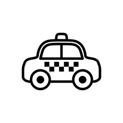 Taxi car icon