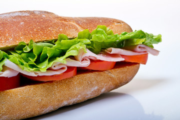ham and cheese sandwich