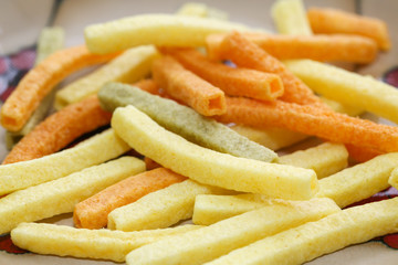 Organic Baked Veggie Straws with Sea Salt - Image