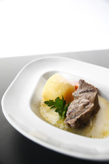 meat with patato