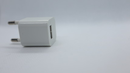 USB Port with isolated on white