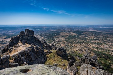 The hilltop village of Monsanto, Portugal.
