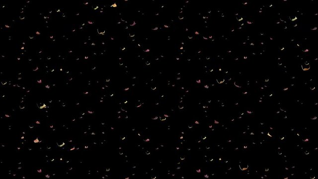 LOOP_TILE Nature Fall Leaves ABCD with alpha. This footage with an alpha channel is loopable and tileable and can create an endless & seamless background. Perfect for compositing over autumn scenes