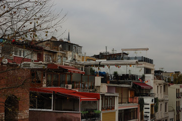 The cityscape of Istanbul, Turkey