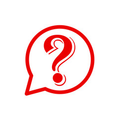 Question mark icon vector isolated symbol illustration EPS 10