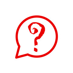 Question mark icon vector isolated symbol illustration EPS 10