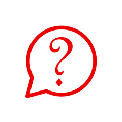 Question mark icon vector isolated symbol illustration EPS 10