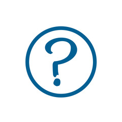 Question mark icon vector isolated symbol illustration EPS 10