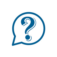 Question mark icon vector isolated symbol illustration EPS 10