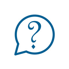 Question mark icon vector isolated symbol illustration EPS 10