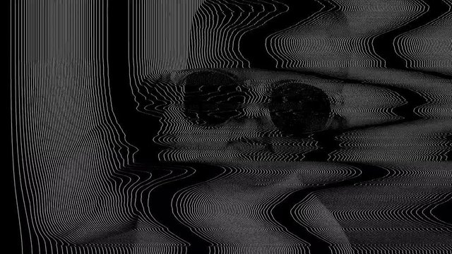 baby face sunglasses glitch infant technology