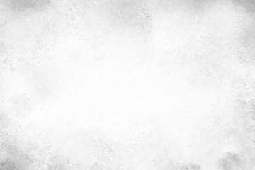 Concrete wall white color for background. Old grunge textures with scratches and cracks. White painted cement wall texture.