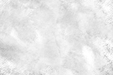 Concrete wall white color for background. Old grunge textures with scratches and cracks. White painted cement wall texture.