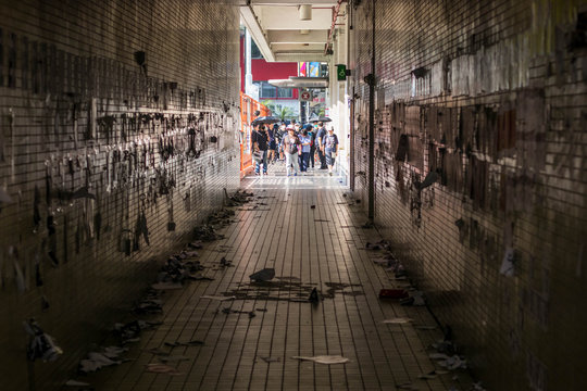 10.1 Chinese National Day Protest In Hong Kong