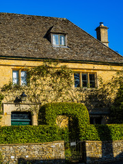 upper slaughter village cotswolds engladn uk