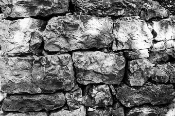 Wall and stones