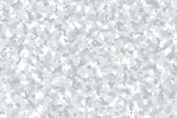 Snowy Mountain Camouflage (White-Gray-Light Green) Fashion pattern for use in the army for camouflage in war or hunting. Including high mountain explorers, travelers and hikers. Inspired by Snow Mount - obrazy, fototapety, plakaty