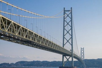 Akashi Kaikyo bridge at Kobe, Japan