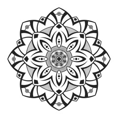 Mandala. Decorative round ornament.