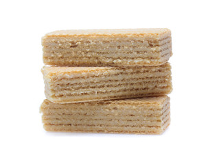 Wafers stick isolated on white background