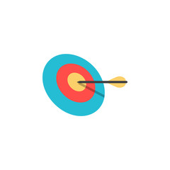 Target graphic design template vector isolated