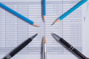 Financial accounting stock market graphs analysis