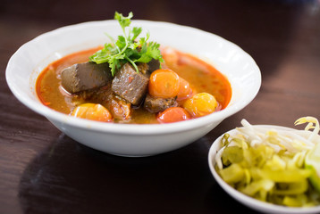 Nam ngiao Rice Noodle thailand northern food