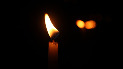 candle in the dark