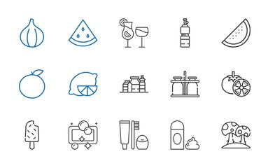 fresh icons set