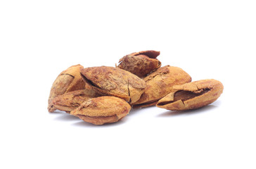 Almond isolated on white background