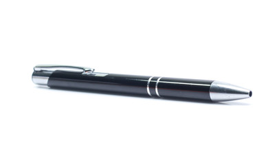 Black pen isolated on white background