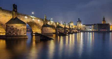 prague charles bridge czech republic