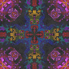  Kaleidoscopic art- geometry seamless ornate