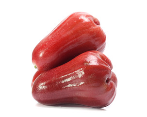 Rose apple isolated on white background