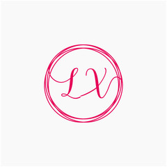 Letter LT logo template. Creative fashion logo design, couple letter , beauty icon. Initial handwriting or handwritten logo for identity. Logo with hand drawn style. wedding concept -vector