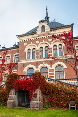 Loviisa, Finland - 7 October 2019: The Manor House Malmgard.