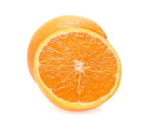 Orange fruit  isolated on white background