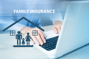 Family Health Care Insurance Concept