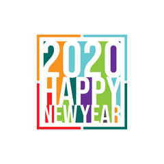 2019 Happy new year vector, Happy new year card for 2019