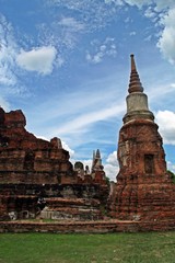 Fototapeta premium Templo budista de Wat Maha That en Ayutthaya, Tailandia.