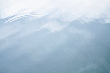 Obraz premium reflection in the water of the sky