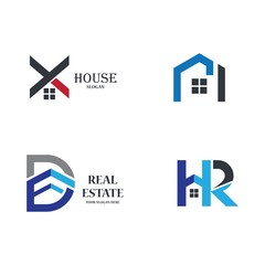 Real estate  logo template vector icon