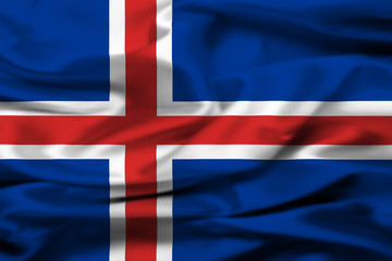 Fototapeta premium Bandiera islandese