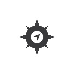 Compass  logo template vector icon