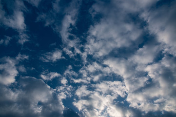 blue sky with clouds