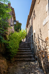 Fototapeta na wymiar old street in spanish town