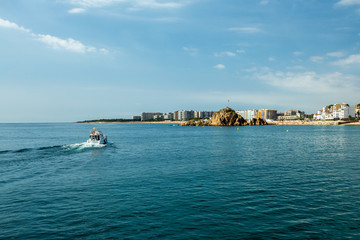 Mediterranean sea landscape